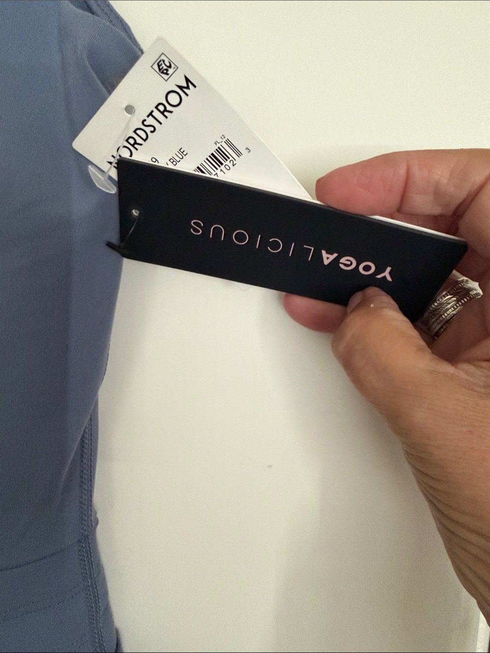 Yogalicious Dusty Blue Sleeveless Cargo Jumpsuit - Picture 6 of 6